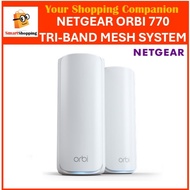 Netgear Orbi 770 Tri-Band WiFi 7 Mesh System - BE11000 11Gbps - 2-Pack (RBE772) - RBE772-100APS