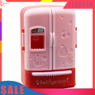  Mini Fridge Toy Cute Realistic Small Simulated Nice-looking Decorative Openable 1/12 Dollhouse Kitchen Furniture Food Toy for Micro Landscape