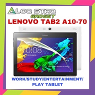 LENOVO TAB 2 A10-70 10.1'' ANDROID TABLET MURAH ORIGINAL DRAWING TABLET GAMING TABLET TAB PAD STUDY TABLE GADGET NETFLIX