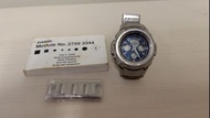 Casio G-Shock G-701D STAINLESS STEEL ANALOG DIGITAL WATCH 銀色鋼帶手錶 秒數位顯示有瑕疵 已換電 無盒 所見所得