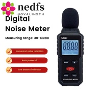 NEDFS Decibelimeter, 30~130dB Handheld Noise Meter, Mini Environment 0.1 dB Digital dB Meter Sound L
