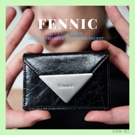[FENNEC] CRINKLE TRIANGLE ACCORDION POCKET WALLET / 23 S/S COLLETION FOR WOMEN CUTE KOREAN STYLE