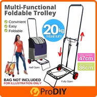 Mini Multi-Functional Foldable Trolley Shopping Cart Folding Metal Trolley Troli Lipat Angkat Barang
