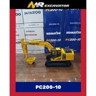 Komatsu PC PC200 PC200-10 Hydraulic Excavator Model Diecast 1:50 1/50 神手挖掘机模型