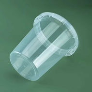 Wholesale Disposable PP Drinking Cup with Dome Lid Flat Lid Biodegradable Pla Cup 500Ml 1000Ml Dabba