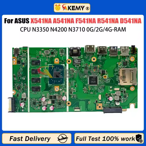 AKEMY X541NA Laptop Motherboard For ASUS X541N A541NA F541NA R541NA D541NA X541 Mainboard N3350 N420