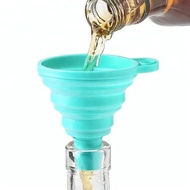 PORTABLE FOLDABLE SILICONE FUNNEL SILICONE WATER FUNNEL/ MULTIPURPOSE OIL FUNNEL SILICONE FUNNEL COR