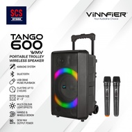 Vinnfier TANGO 600 WMV / Tango 606 WMB Portable Trolley Bluetooth Wireless Speaker