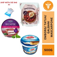 [READY STOCK] [ CHILL ] Emborg Mascarpone Tatua Mascarpone Galbani Mascarpone 500G