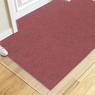Hallway Runner Rug Transparent Plastic Waterproof Rug Runner, 1.5 Mm Thick Office Chair Mat for Hard