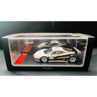 Fujimi 1/43 Ferrari 458 Italia GT2 Racing Model, Italia GT2 Racing Car No. 89, White Body with Orang