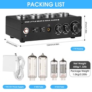 Douk Audio T9 Magic 6E2 Vacuum Tube Stereo Preamp MM/MC Phono Stage for Turntable Amp