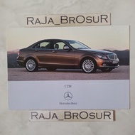 Mercedes leaflet catalog brochure Poster benz C 230/Mercy C 230 2007