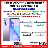 Power On Off + Volume Button Side Button Key Set Compatible for OnePlus 3T 6 6T 7PRO 8T 9 9R 9PRO NO