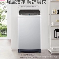 ✿Original✿Haier Washing MachineEB80M009 8-10kg Automatic Household Rental House Small Impeller Washing Machine