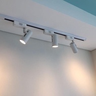 3 Set Cafe Track Light Led Spotlight 7Watt E27 Rail 1 Meter Halogen Led