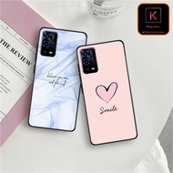 Oppo A55 - Oppo A55 5G - Oppo A55s case - LoveSmile printed case - High quality shockproof TPU mater