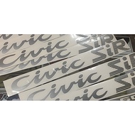 Civic Sir/dohc vtec Sticker For Eg6 (plot sticker)