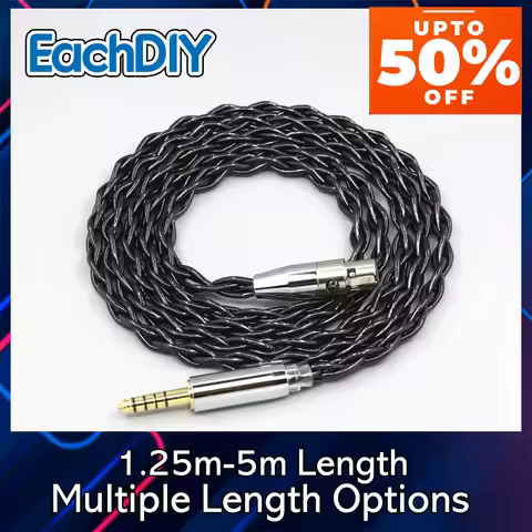 Graphene Floating Gold earphone Cable For AKG K371BT Beyerdynamic DT177x GO Pioneer HDJ-X10 99% Pure