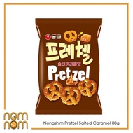 NONGSHIM PRETZEL SALTED CARAMEL 80g DELICIOUS KOREAN SNACK Nomnomallday