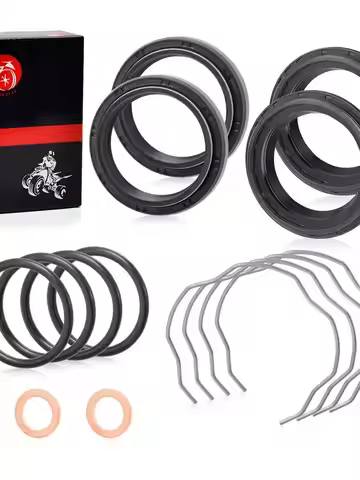Fork Dust Oil Seals Kit 41x53x8/10.5mm For Kawasaki Ninja 650 ER650 EN650 EX650 KLR650 EJ800