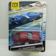 全新包裝 CCA 1:64~瑪莎拉蒂 MASERATI GHIBLI 酒紅色 避震效果 螺絲底盤 合金滑行車