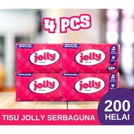 (PS) 4 PACK - Jolly Economical Tissue 4 pack Jolly Facial Tissue 2ply 200s - 4 Pack Tissue