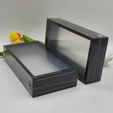 Acrylic Shadow Box Frame Empty Decorative Photo Frame Pressed Flowers Display Case for Bedroom Wall