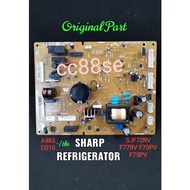 SHARP REFRIGERATOR MAIN PCB BOARD SJF72RV SJF77RV SJF70PV SJF75PV ORIGINAL PART A483 C010