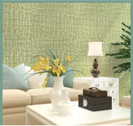 Wallpaper foam Linen Roll Wallpaper Dinding form Dekorasi Kamar Kelas atas - Wallpaper Dinding - Wal