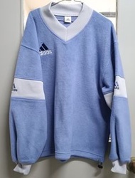 Adidas 男裝 藍色 衛衣 外套 (新舊請看圖) Size XXL : 膊 24吋 胸 49吋 腰 47吋 衣長 27吋 袖長24吋