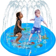 Outdoor Water Fun for Kids 170cm Inflatable Splash Pad | Water Play Mat Toddler Water Toy Summer Spl