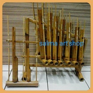 Angklung set bambu /angklung set nada 1 oktaf alat musik tradisional angklung untuk sd smp