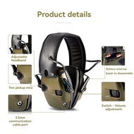 NEW-Impact Hearing Headphones Electronic Earmuffs Outdoor Sports Noise-Cancelling Headphones