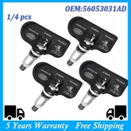 1/4PCS For Chrysler 300C 200 Grand Voyager Dodge Journey Charger Jeep Compass 433MHz TPMS Tire press