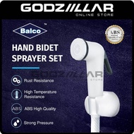 Balco ABS White Hand Sprayer Set | Modern Hand Bidet Sprayer Set | Hand Shower Spray Bidet