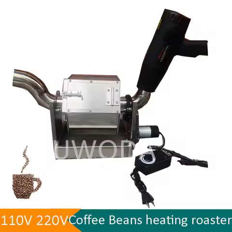 Stainless Steel Coffee Roaster 50-700g Hot Air Heating Roaster Coffee Beans Grains Soybean Beans Roa