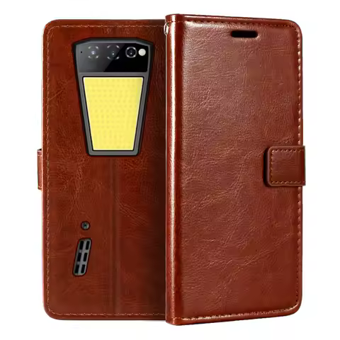 Case For Unihertz Tank Wallet Premium PU Leather Magnetic Flip Case Cover With Card Holder And Kicks