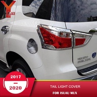 Rear Lamp Cover For Isuzu MU-X 2017 2018 2019 2020 2021 ABS Tail Light Cover Mux Accessories car lam