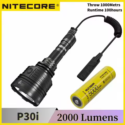 NITECORE P30i High-Powerful Spootlight Rechargeable 2000Lumen Hunting Flashlight With 5000mAH Battey