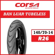 Tubeless Tire 140/70-14 R26 CORSA