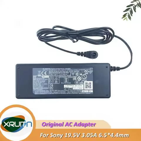 Original AC Adapter For Sony KDL-40W650D TV Power Supply ACDP-060S01 ACDP-060S02 ACDP-060E02 19.5V 3