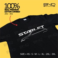 Bnd - Kaos Toyota Starlet Capsule EP82 SIDE T-Shirt Baju Kaos Starlet Starlet Capsule Kaos Distro
