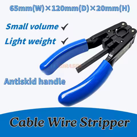 Wire Stripper Tool 2.1*1.6Mm Fiber Drop Cable Stripping Pliers 5G Communication