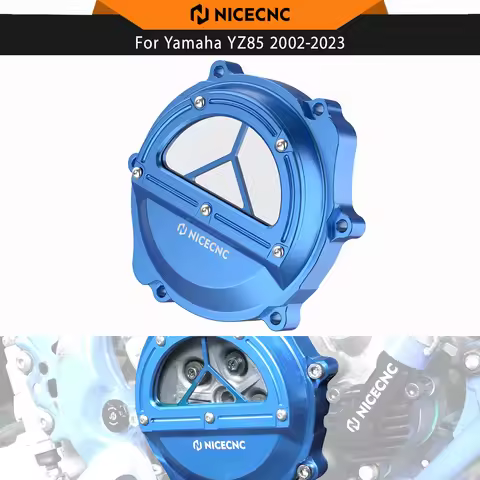 NICECNC Clutch Case Cover For Yamaha YZ85 YZ 85 2002-2023 YZ65 YZ 65 2018-2023 2022 Aluminum CNC-mac