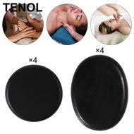 TENOL 4Pcs Hot Stone Massage Set Heated Warmer Basalt Hot Stones Massage Spa Relaxation
