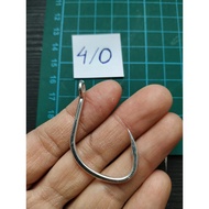 7 pcs JIGGINGHOOK/ hooks size 4/0 type Ring (hole)
