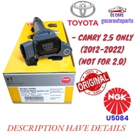 Ready stock Toyota original ngk ignition plug coil camry acv50 asv50 asv70 avv50 hybrid 2.5 2012-202