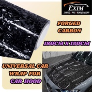 PET VINYL WRAP [FORGED CARBON] FOR CARS (SIGHT MIRROR, ROOF & HOOD)