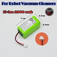 แบตเตอรี่สำหรับหุ่นยนต์ดูดฝุ่น และเครื่องดูดฝุ่นอัตโนมัติ​Petvac360280 etc... Battery Li-ion 2900 mAh 14.8V( รุ่นอัพเกรด )